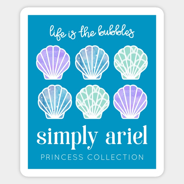 Simply Ariel Sticker by Elle & Charming